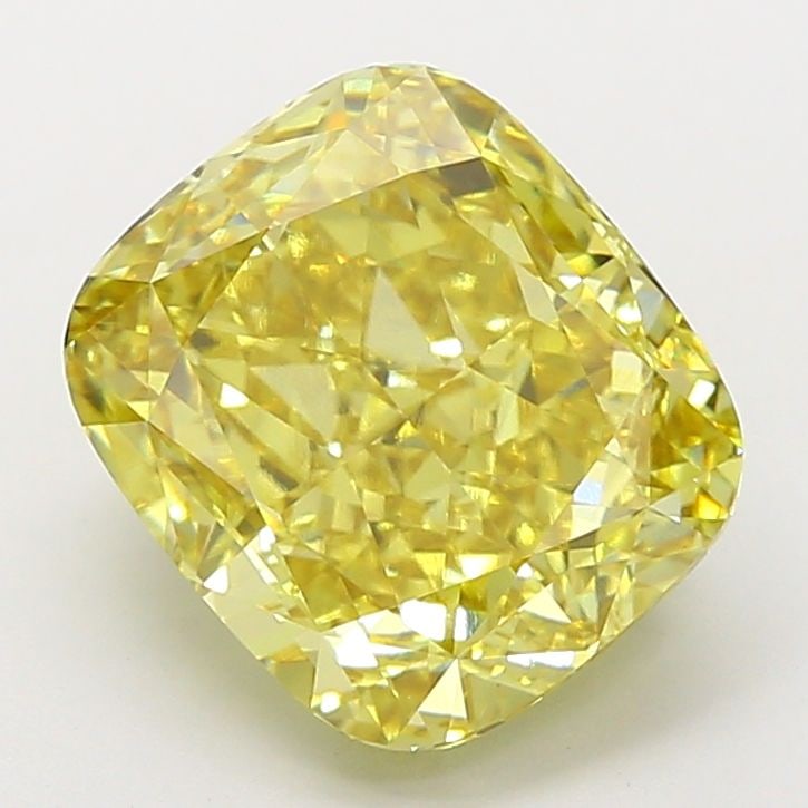 Loose Diamond - CUSHION MODIFIED 7.02ct Fancy Vivid Yellow VVS2: Loose Diamond - CUSHION MODIFIED 7.02ct Fancy Vivid Yellow VVS2 Source: This is a real non-mined Diamond that has been grown in a lab Shape: CUSHION MODIFIED Carats: 7.02 Color: Fancy Vivid Yellow Cer