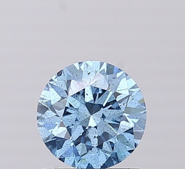Loose Diamond - ROUND 1.0ct Fancy Vivid Blue I1: Loose Diamond - ROUND 1.0ct Fancy Vivid Blue I1 Source: This is a real non-mined Diamond that has been grown in a lab Shape: ROUND Carats: 1.0 Color: Fancy Vivid Blue Certification: IGI Video: