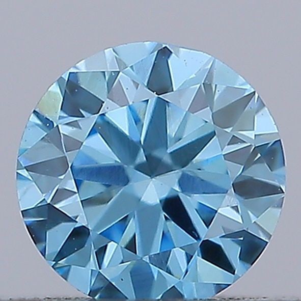 Loose Diamond - ROUND 0.23ct Fancy Vivid Blue VS1: Loose Diamond - ROUND 0.23ct Fancy Vivid Blue VS1 Source: This is a real non-mined Diamond that has been grown in a lab Shape: ROUND Carats: 0.23 Color: Fancy Vivid Blue Certification: NONE Video:
