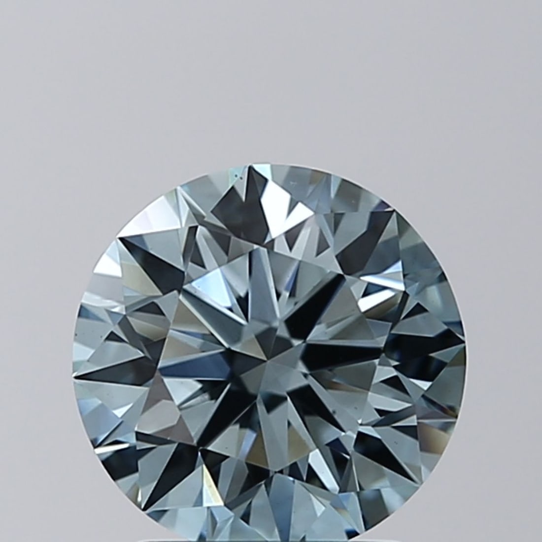 Ideal Loose Diamond - ROUND 1.9ct Fancy Intense Greenish Blue VS1: Ideal Loose Diamond - ROUND 1.9ct Fancy Intense Greenish Blue VS1 Source: This is a real non-mined Diamond that has been grown in a lab Shape: ROUND Carats: 1.9 Color: Fancy Intense Greenish Blue Cert