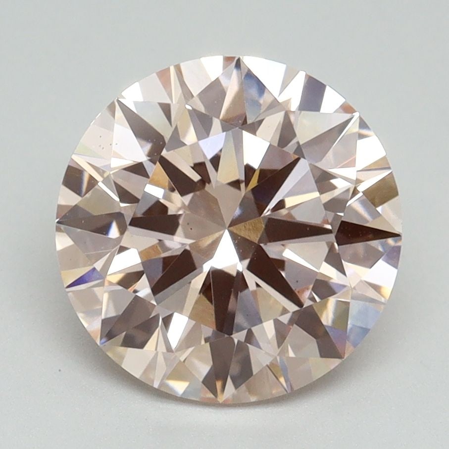 Ideal Loose Diamond - ROUND 3.0ct Fancy Pink VS1: Ideal Loose Diamond - ROUND 3.0ct Fancy Pink VS1 Source: This is a real non-mined Diamond that has been grown in a lab Shape: ROUND Carats: 3.0 Color: Fancy Pink Certification: IGI Video: