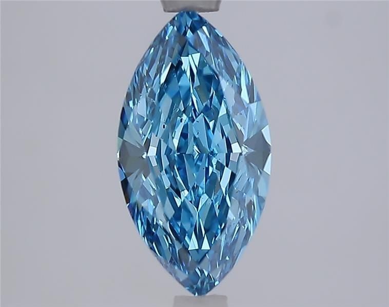 Loose Diamond - MARQUISE 1.89ct Fancy Vivid Blue VS1: Loose Diamond - MARQUISE 1.89ct Fancy Vivid Blue VS1 Source: This is a real non-mined Diamond that has been grown in a lab Shape: MARQUISE Carats: 1.89 Color: Fancy Vivid Blue Certification: IGI Video