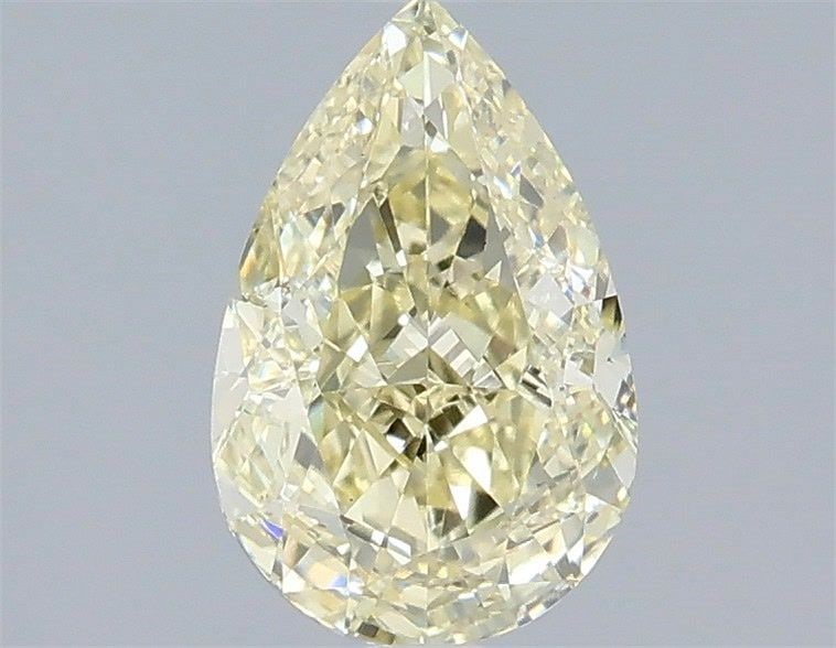 Loose Diamond - PEAR 1.08ct Fancy Light Yellow VS1: Loose Diamond - PEAR 1.08ct Fancy Light Yellow VS1 Source: This is a real non-mined Diamond that has been grown in a lab Shape: PEAR Carats: 1.08 Color: Fancy Light Yellow Certification: IGI Video: