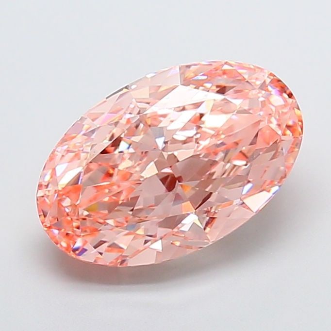 Loose Diamond - OVAL 10.11ct Fancy Vivid Pink VVS2: Loose Diamond - OVAL 10.11ct Fancy Vivid Pink VVS2 Source: This is a real non-mined Diamond that has been grown in a lab Shape: OVAL Carats: 10.11 Color: Fancy Vivid Pink Certification: IGI Video: