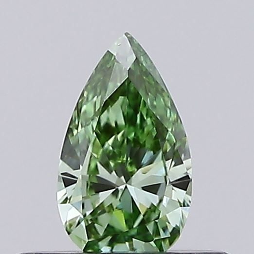 Loose Diamond - PEAR 0.27ct Fancy Vivid Green VS1: Loose Diamond - PEAR 0.27ct Fancy Vivid Green VS1 Source: This is a real non-mined Diamond that has been grown in a lab Shape: PEAR Carats: 0.27 Color: Fancy Vivid Green Certification: NONE Video: