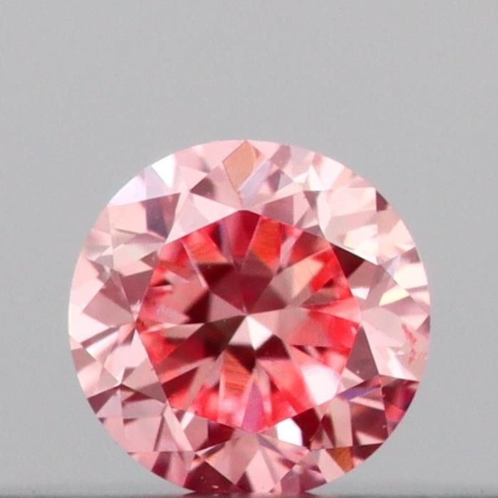 Loose Diamond - ROUND 0.1ct Fancy Intense Pink VS2: Loose Diamond - ROUND 0.1ct Fancy Intense Pink VS2 Source: This is a real non-mined Diamond that has been grown in a lab Shape: ROUND Carats: 0.1 Color: Fancy Intense Pink Certification: IGI Video: