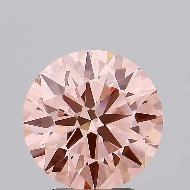 Ideal Loose Diamond - ROUND 3.0ct Fancy Vivid Pink VS2: Ideal Loose Diamond - ROUND 3.0ct Fancy Vivid Pink VS2 Source: This is a real non-mined Diamond that has been grown in a lab Shape: ROUND Carats: 3.0 Color: Fancy Vivid Pink Certification: IGI Video: