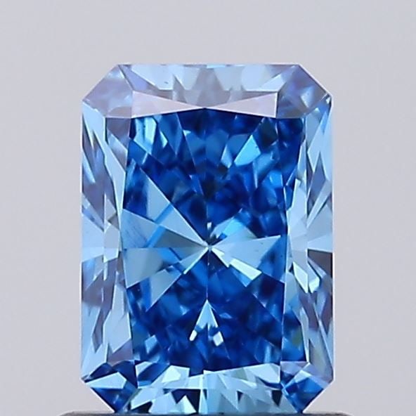 Loose Diamond - RADIANT 0.95ct Fancy Vivid Blue VS1: Loose Diamond - RADIANT 0.95ct Fancy Vivid Blue VS1 Source: This is a real non-mined Diamond that has been grown in a lab Shape: RADIANT Carats: 0.95 Color: Fancy Vivid Blue Certification: IGI Video: