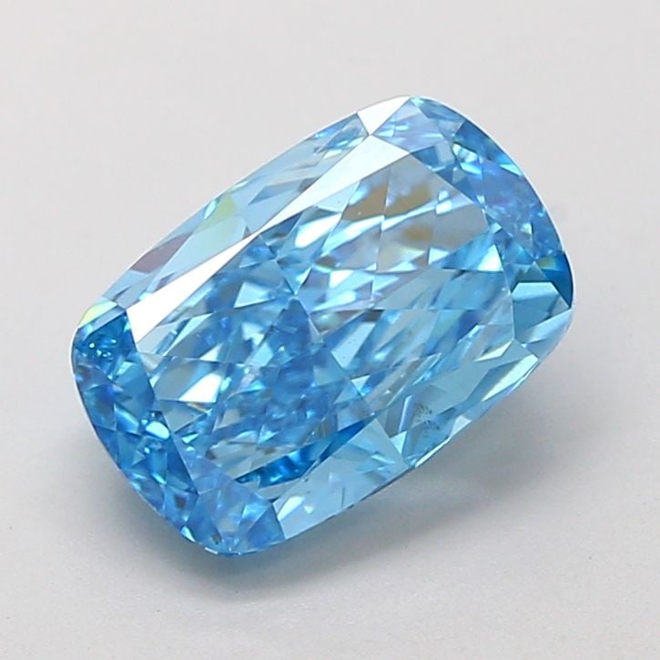 Loose Diamond - CUSHION MODIFIED 2.51ct Fancy Vivid Blue VS1: Loose Diamond - CUSHION MODIFIED 2.51ct Fancy Vivid Blue VS1 Source: This is a real non-mined Diamond that has been grown in a lab Shape: CUSHION MODIFIED Carats: 2.51 Color: Fancy Vivid Blue Certific