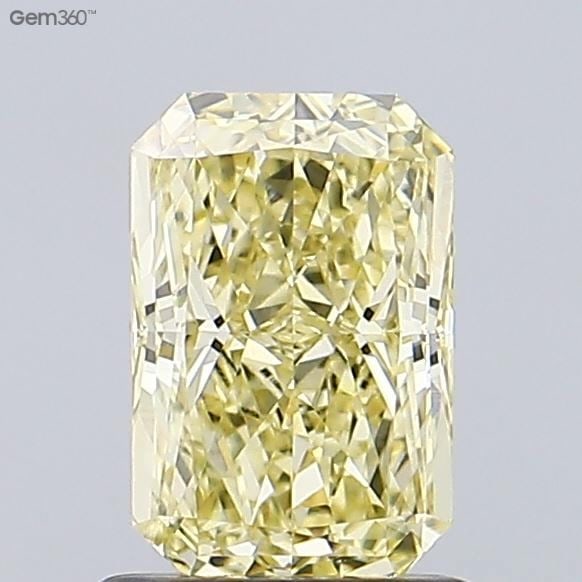 Loose Diamond - RADIANT 1.05ct Fancy Intense Yellow VVS2: Loose Diamond - RADIANT 1.05ct Fancy Intense Yellow VVS2 Source: This is a real non-mined Diamond that has been grown in a lab Shape: RADIANT Carats: 1.05 Color: Fancy Intense Yellow Certification: IG