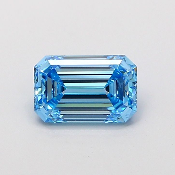 Loose Diamond - EMERALD 1.58ct Fancy Vivid Blue VVS2: Loose Diamond - EMERALD 1.58ct Fancy Vivid Blue VVS2 Source: This is a real non-mined Diamond that has been grown in a lab Shape: EMERALD Carats: 1.58 Color: Fancy Vivid Blue Certification: IGI Video: