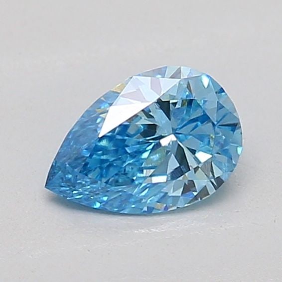 Loose Diamond - PEAR 0.29ct Fancy Vivid Blue VVS2: Loose Diamond - PEAR 0.29ct Fancy Vivid Blue VVS2 Source: This is a real non-mined Diamond that has been grown in a lab Shape: PEAR Carats: 0.29 Color: Fancy Vivid Blue Certification: IGI The Diamond 