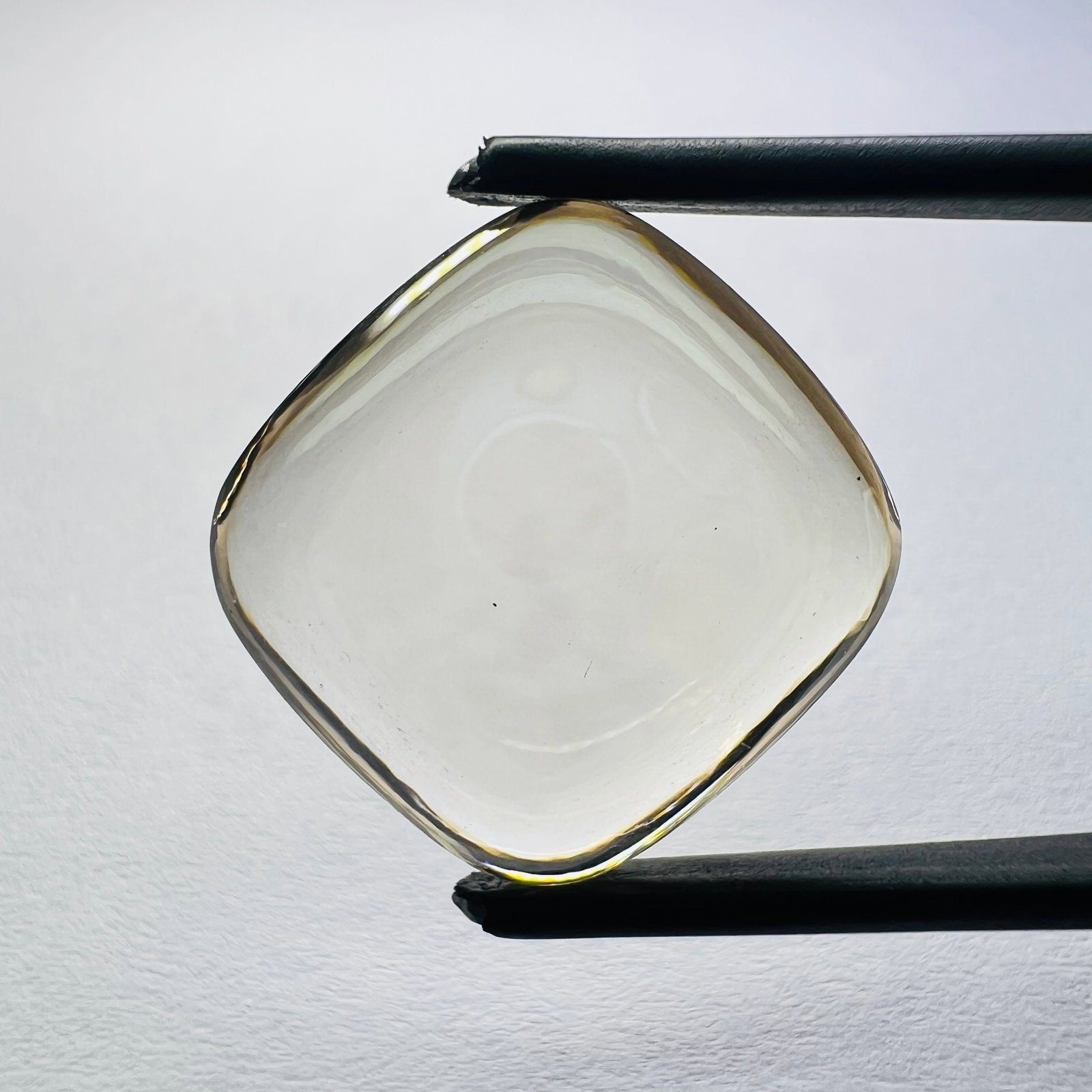 Loose Diamond - CUSHION BRILLIANT 12.27ct Brown VS1: Loose Diamond - CUSHION BRILLIANT 12.27ct Brown VS1 Source: This is a real non-mined Diamond that has been grown in a lab Shape: CUSHION BRILLIANT Carats: 12.27 Color: Brown Certification: NONE The Di