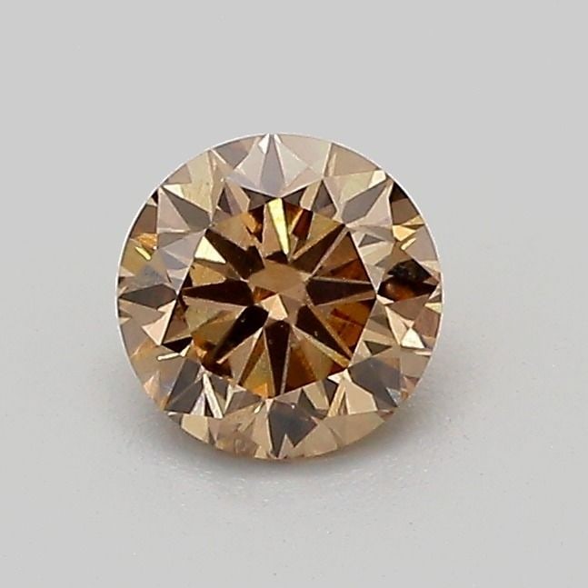 Loose Diamond - ROUND 0.52ct Fancy Light Brown VS1: Loose Diamond - ROUND 0.52ct Fancy Light Brown VS1 Source: This is a real non-mined Diamond that has been grown in a lab Shape: ROUND Carats: 0.52 Color: Fancy Light Brown Certification: IGI Video: