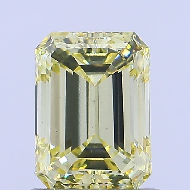 Loose Diamond - EMERALD 0.81ct Fancy Intense Yellow VS1: Loose Diamond - EMERALD 0.81ct Fancy Intense Yellow VS1 Source: This is a real non-mined Diamond that has been grown in a lab Shape: EMERALD Carats: 0.81 Color: Fancy Intense Yellow Certification: IGI