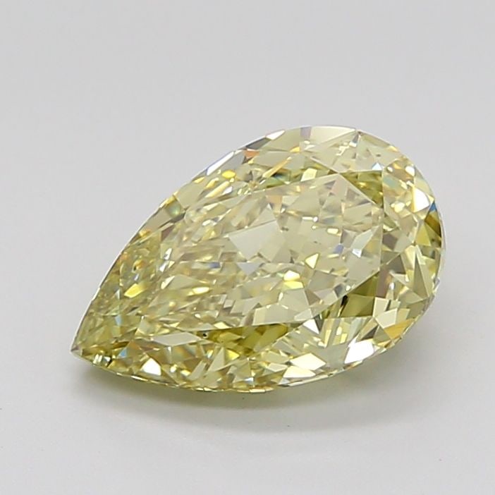 Loose Diamond - PEAR 3.41ct Fancy Yellow VS1: Loose Diamond - PEAR 3.41ct Fancy Yellow VS1 Source: This is a real non-mined Diamond that has been grown in a lab Shape: PEAR Carats: 3.41 Color: Fancy Yellow Certification: IGI Video: