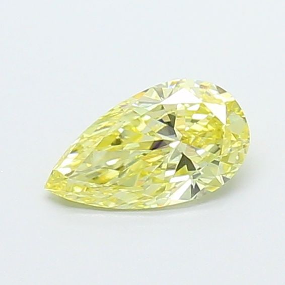 Loose Diamond - PEAR 0.54ct Fancy Intense Yellow VVS2: Loose Diamond - PEAR 0.54ct Fancy Intense Yellow VVS2 Source: This is a real non-mined Diamond that has been grown in a lab Shape: PEAR Carats: 0.54 Color: Fancy Intense Yellow Certification: IGI Vide