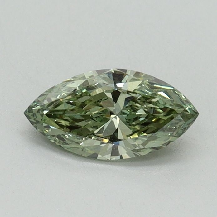 Loose Diamond - MARQUISE 0.41ct Fancy Vivid Green VS1: Loose Diamond - MARQUISE 0.41ct Fancy Vivid Green VS1 Source: This is a real non-mined Diamond that has been grown in a lab Shape: MARQUISE Carats: 0.41 Color: Fancy Vivid Green Certification: IGI Vid
