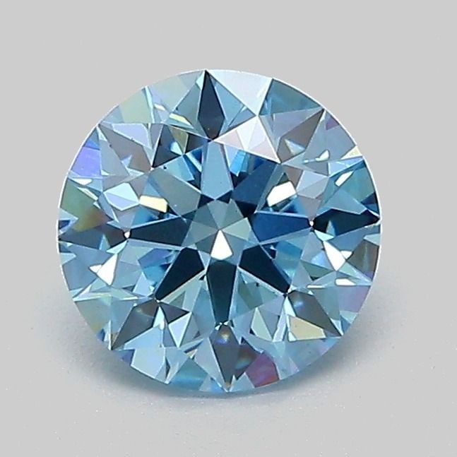 Ideal Loose Diamond - ROUND 1.05ct Fancy Vivid Blue VS1: Ideal Loose Diamond - ROUND 1.05ct Fancy Vivid Blue VS1 Source: This is a real non-mined Diamond that has been grown in a lab Shape: ROUND Carats: 1.05 Color: Fancy Vivid Blue Certification: IGI Video