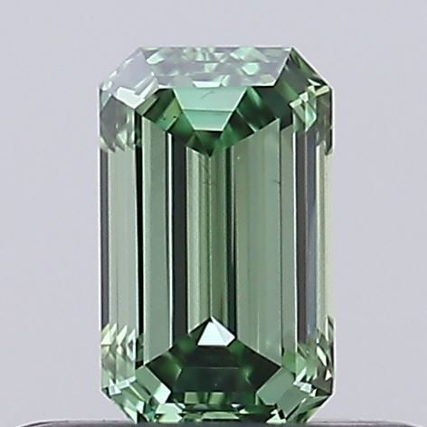 Loose Diamond - EMERALD 0.32ct Fancy Vivid Green VS1: Loose Diamond - EMERALD 0.32ct Fancy Vivid Green VS1 Source: This is a real non-mined Diamond that has been grown in a lab Shape: EMERALD Carats: 0.32 Color: Fancy Vivid Green Certification: IGI The D