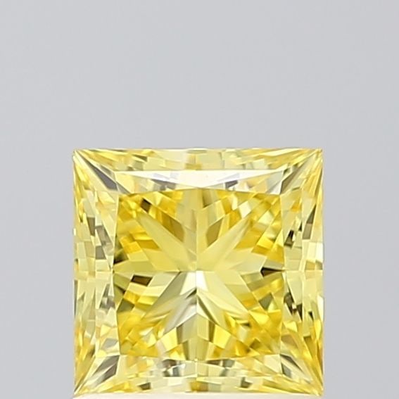Loose Diamond - PRINCESS 1.01ct Fancy Vivid Yellow IF: Loose Diamond - PRINCESS 1.01ct Fancy Vivid Yellow IF Source: This is a real non-mined Diamond that has been grown in a lab Shape: PRINCESS Carats: 1.01 Color: Fancy Vivid Yellow Certification: IGI Vi