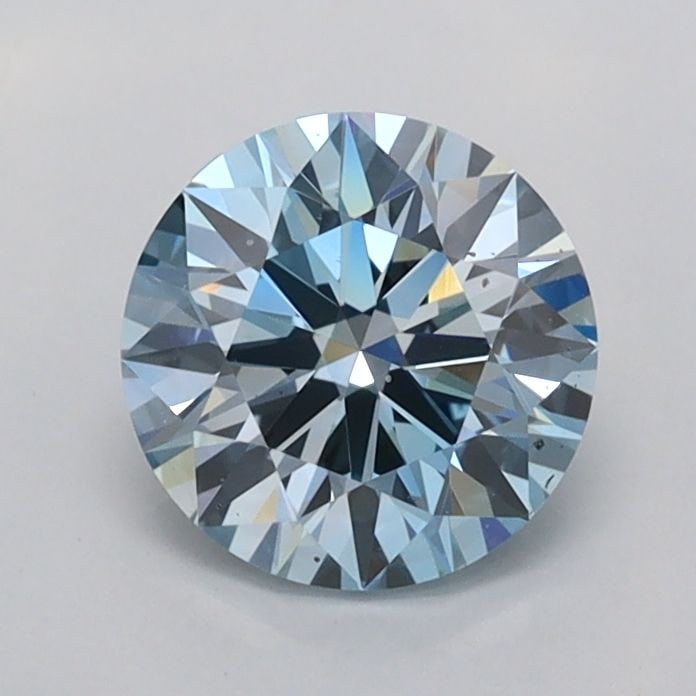 Ideal Loose Diamond - ROUND 0.99ct Fancy Intense Blue VVS2: Ideal Loose Diamond - ROUND 0.99ct Fancy Intense Blue VVS2 Source: This is a real non-mined Diamond that has been grown in a lab Shape: ROUND Carats: 0.99 Color: Fancy Intense Blue Certification: IGI 