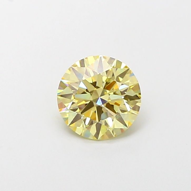 Ideal Loose Diamond - ROUND 1.08ct Fancy Light Yellow VVS2: Ideal Loose Diamond - ROUND 1.08ct Fancy Light Yellow VVS2 Source: This is a real non-mined Diamond that has been grown in a lab Shape: ROUND Carats: 1.08 Color: Fancy Light Yellow Certification: IGI 
