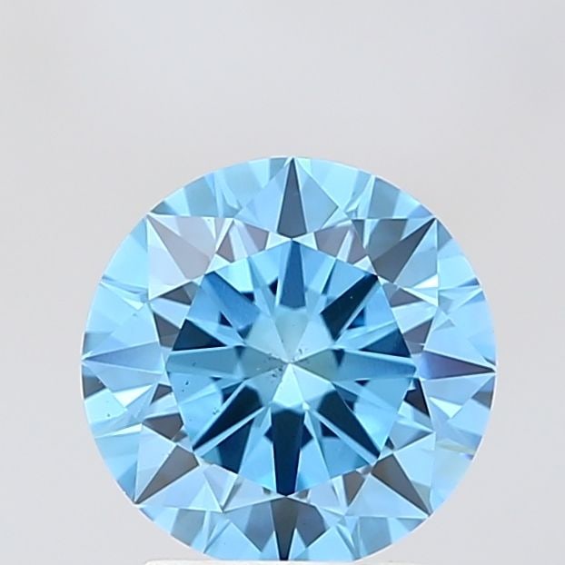 Loose Diamond - ROUND 2.0ct Fancy Vivid Blue VS1: Loose Diamond - ROUND 2.0ct Fancy Vivid Blue VS1 Source: This is a real non-mined Diamond that has been grown in a lab Shape: ROUND Carats: 2.0 Color: Fancy Vivid Blue Certification: NONE Video: