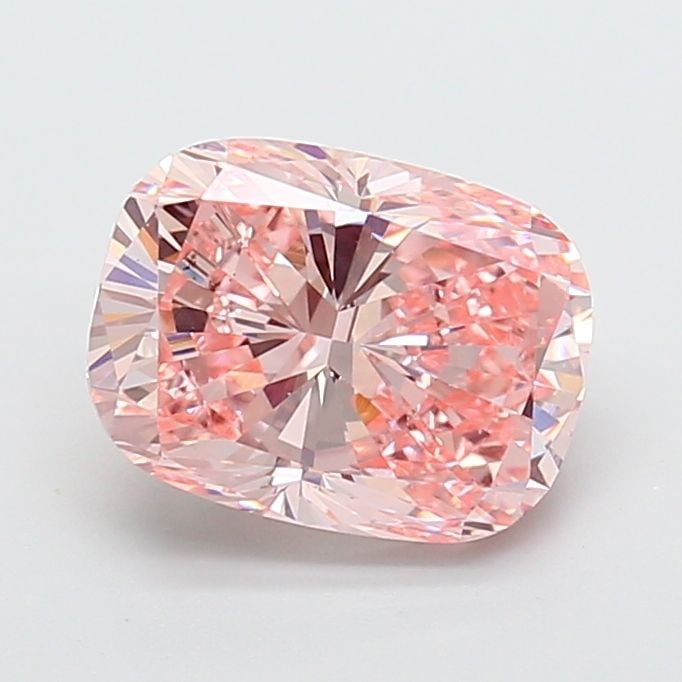 Loose Diamond - CUSHION MODIFIED 3.01ct Fancy Vivid Pink VS1: Loose Diamond - CUSHION MODIFIED 3.01ct Fancy Vivid Pink VS1 Source: This is a real non-mined Diamond that has been grown in a lab Shape: CUSHION MODIFIED Carats: 3.01 Color: Fancy Vivid Pink Certific