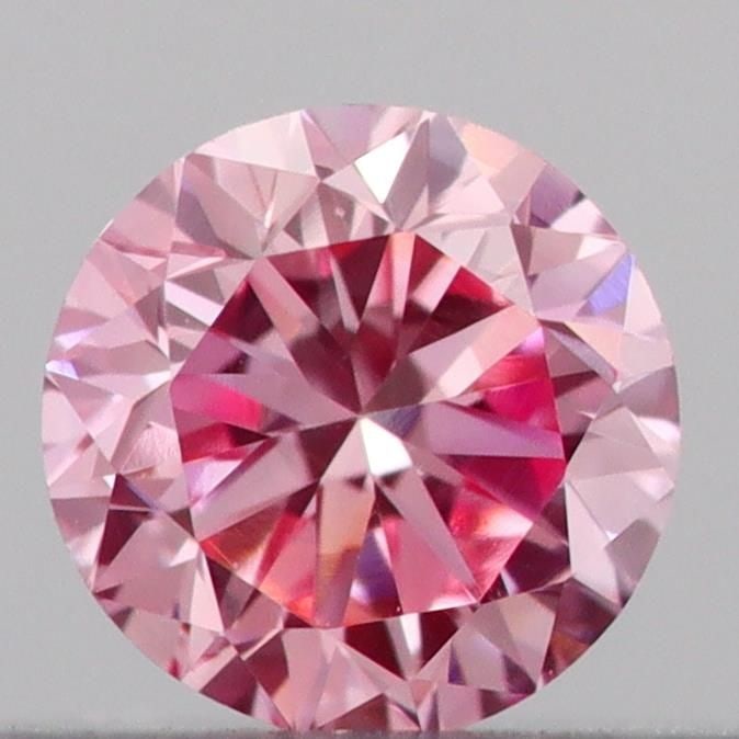 Loose Diamond - ROUND 0.15ct Fancy Intense Pink VS1: Loose Diamond - ROUND 0.15ct Fancy Intense Pink VS1 Source: This is a real non-mined Diamond that has been grown in a lab Shape: ROUND Carats: 0.15 Color: Fancy Intense Pink Certification: IGI Video: