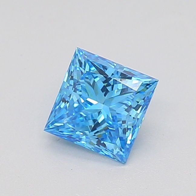 Loose Diamond - PRINCESS 0.74ct Fancy Vivid Blue VS1: Loose Diamond - PRINCESS 0.74ct Fancy Vivid Blue VS1 Source: This is a real non-mined Diamond that has been grown in a lab Shape: PRINCESS Carats: 0.74 Color: Fancy Vivid Blue Certification: IGI Video