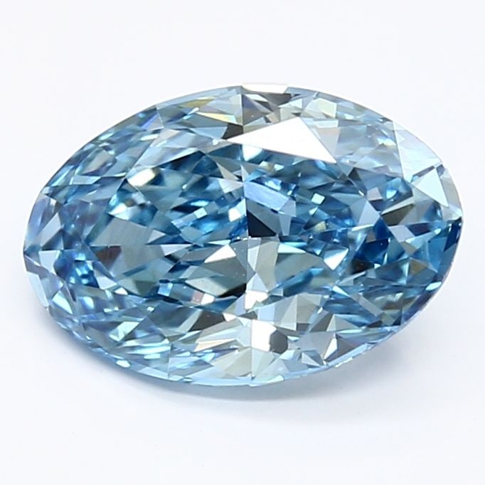 Loose Diamond - OVAL 1.85ct Fancy Vivid Blue VS1: Loose Diamond - OVAL 1.85ct Fancy Vivid Blue VS1 Source: This is a real non-mined Diamond that has been grown in a lab Shape: OVAL Carats: 1.85 Color: Fancy Vivid Blue Certification: IGI The Diamond D