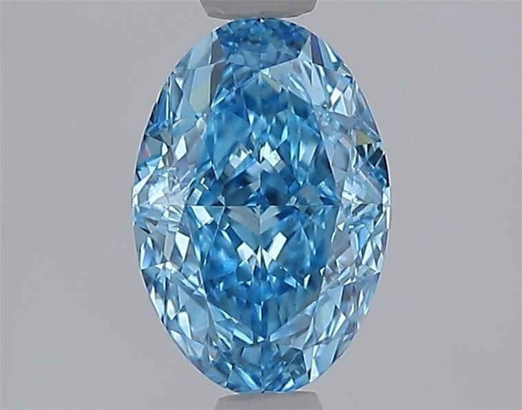 Loose Diamond - OVAL 1.29ct Fancy Vivid Blue VS1: Loose Diamond - OVAL 1.29ct Fancy Vivid Blue VS1 Source: This is a real non-mined Diamond that has been grown in a lab Shape: OVAL Carats: 1.29 Color: Fancy Vivid Blue Certification: IGI Video: