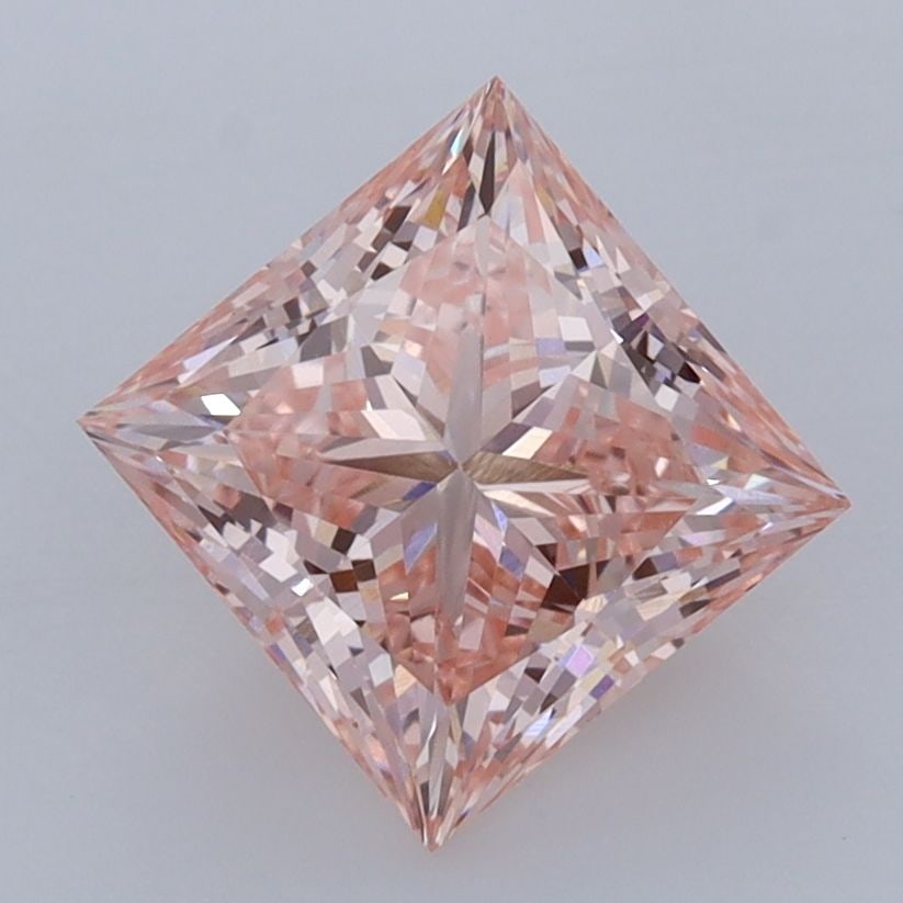 Loose Diamond - PRINCESS 2.5ct Fancy Intense Pink VS1: Loose Diamond - PRINCESS 2.5ct Fancy Intense Pink VS1 Source: This is a real non-mined Diamond that has been grown in a lab Shape: PRINCESS Carats: 2.5 Color: Fancy Intense Pink Certification: IGI Vid