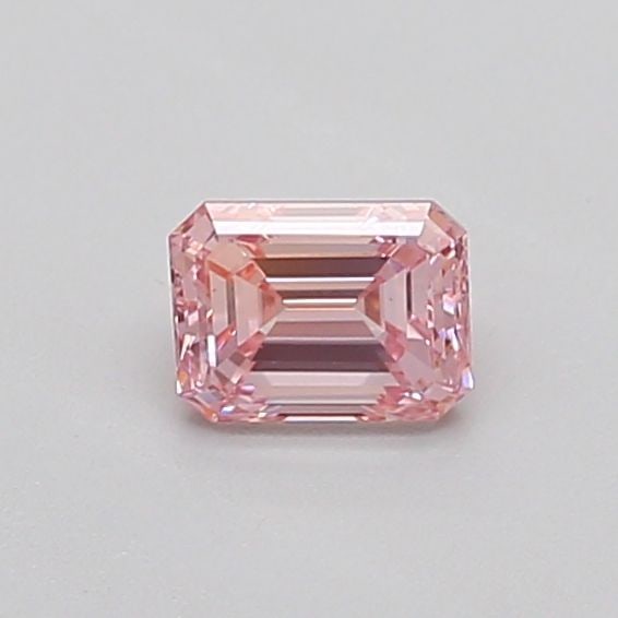 Loose Diamond - EMERALD 0.34ct Fancy Intense Pink VS2: Loose Diamond - EMERALD 0.34ct Fancy Intense Pink VS2 Source: This is a real non-mined Diamond that has been grown in a lab Shape: EMERALD Carats: 0.34 Color: Fancy Intense Pink Certification: IGI Vid