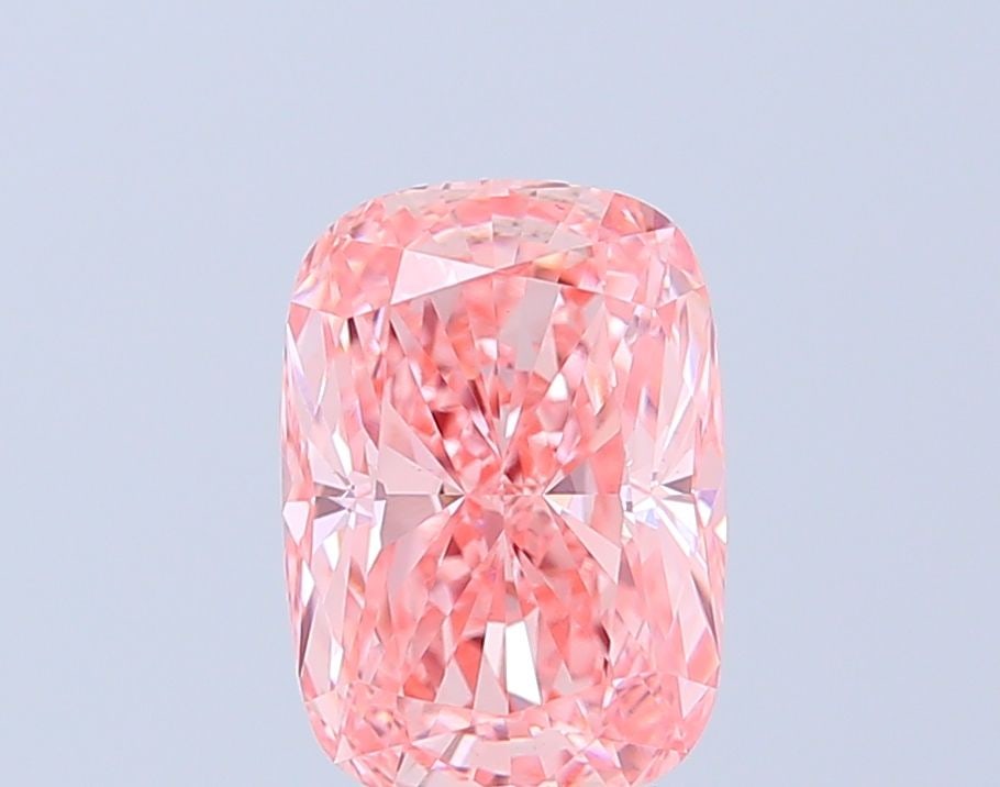 Loose Diamond - CUSHION MODIFIED 3.02ct Fancy Vivid Pink VVS2: Loose Diamond - CUSHION MODIFIED 3.02ct Fancy Vivid Pink VVS2 Source: This is a real non-mined Diamond that has been grown in a lab Shape: CUSHION MODIFIED Carats: 3.02 Color: Fancy Vivid Pink Certifi