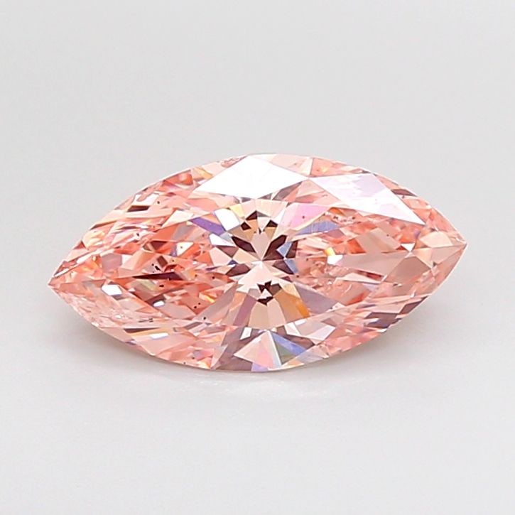 Loose Diamond - MARQUISE 2.0ct Fancy Intense Pink SI2: Loose Diamond - MARQUISE 2.0ct Fancy Intense Pink SI2 Source: This is a real non-mined Diamond that has been grown in a lab Shape: MARQUISE Carats: 2.0 Color: Fancy Intense Pink Certification: IGI Vid