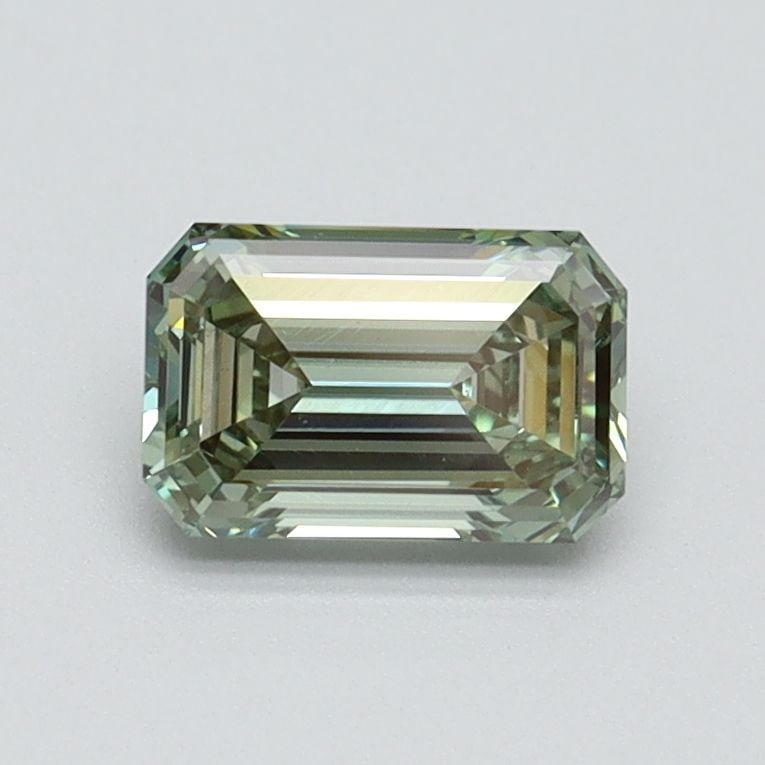 Loose Diamond - EMERALD 0.77ct Fancy Intense Green VS1: Loose Diamond - EMERALD 0.77ct Fancy Intense Green VS1 Source: This is a real non-mined Diamond that has been grown in a lab Shape: EMERALD Carats: 0.77 Color: Fancy Intense Green Certification: IGI V
