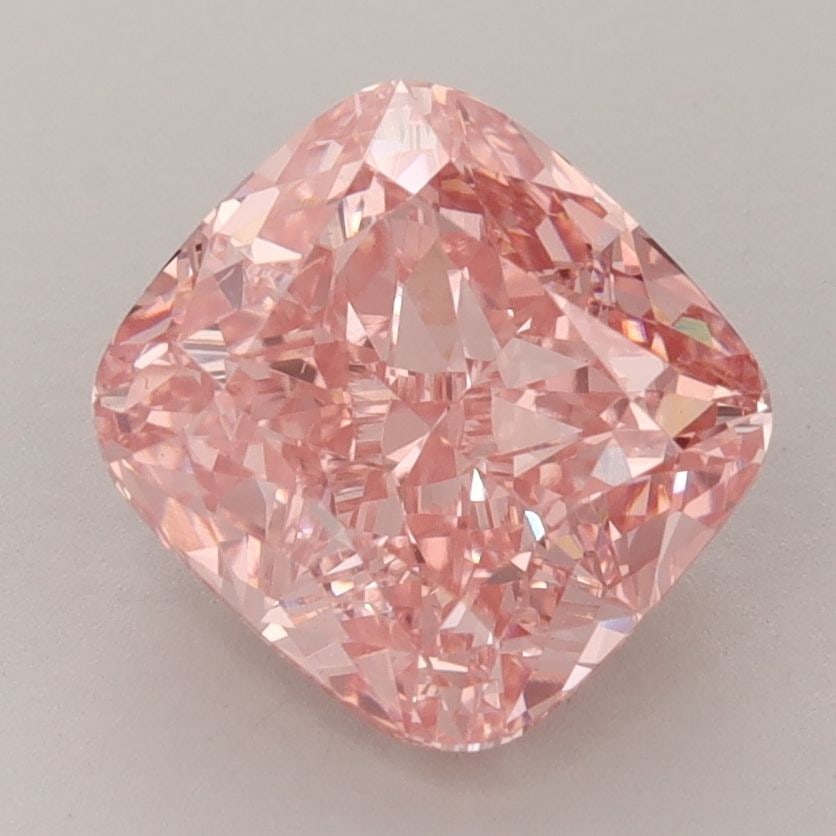 Loose Diamond - CUSHION MODIFIED 3.09ct Fancy Vivid Pink VS1: Loose Diamond - CUSHION MODIFIED 3.09ct Fancy Vivid Pink VS1 Source: This is a real non-mined Diamond that has been grown in a lab Shape: CUSHION MODIFIED Carats: 3.09 Color: Fancy Vivid Pink Certific
