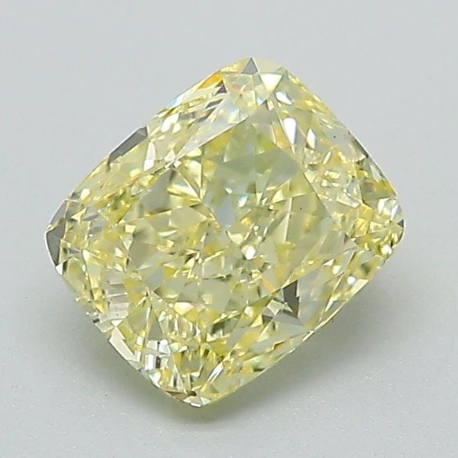 Loose Diamond - CUSHION BRILLIANT 1.12ct Fancy Intense Yellow VS1: Loose Diamond - CUSHION BRILLIANT 1.12ct Fancy Intense Yellow VS1 Source: This is a real non-mined Diamond that has been grown in a lab Shape: CUSHION BRILLIANT Carats: 1.12 Color: Fancy Intense Yello