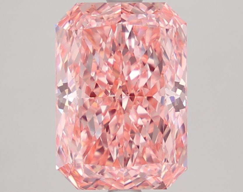 Loose Diamond - RADIANT 3.07ct Fancy Vivid Pink VS1: Loose Diamond - RADIANT 3.07ct Fancy Vivid Pink VS1 Source: This is a real non-mined Diamond that has been grown in a lab Shape: RADIANT Carats: 3.07 Color: Fancy Vivid Pink Certification: IGI Video: