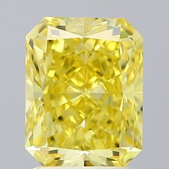 Loose Diamond - RADIANT 2.01ct Fancy Vivid Yellow VVS2: Loose Diamond - RADIANT 2.01ct Fancy Vivid Yellow VVS2 Source: This is a real non-mined Diamond that has been grown in a lab Shape: RADIANT Carats: 2.01 Color: Fancy Vivid Yellow Certification: IGI Vi