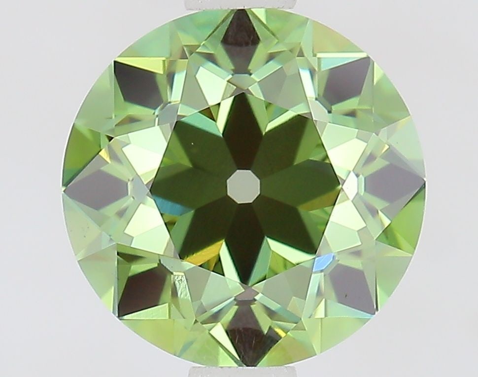 Loose Diamond - EUROPEAN CUT 1.51ct Fancy Vivid Green VS1: Loose Diamond - EUROPEAN CUT 1.51ct Fancy Vivid Green VS1 Source: This is a real non-mined Diamond that has been grown in a lab Shape: EUROPEAN CUT Carats: 1.51 Color: Fancy Vivid Green Certification: