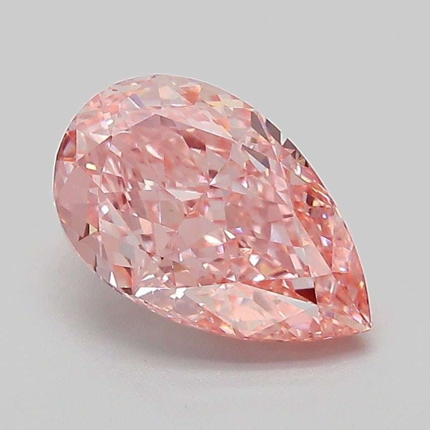 Loose Diamond - PEAR 2.08ct Fancy Vivid Pink VS1: Loose Diamond - PEAR 2.08ct Fancy Vivid Pink VS1 Source: This is a real non-mined Diamond that has been grown in a lab Shape: PEAR Carats: 2.08 Color: Fancy Vivid Pink Certification: IGI Video: