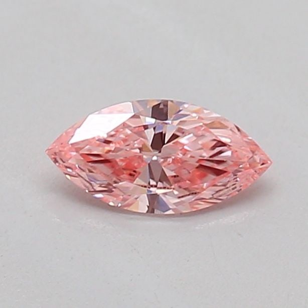 Loose Diamond - MARQUISE 0.18ct Fancy Vivid Pink VS1: Loose Diamond - MARQUISE 0.18ct Fancy Vivid Pink VS1 Source: This is a real non-mined Diamond that has been grown in a lab Shape: MARQUISE Carats: 0.18 Color: Fancy Vivid Pink Certification: IGI Video