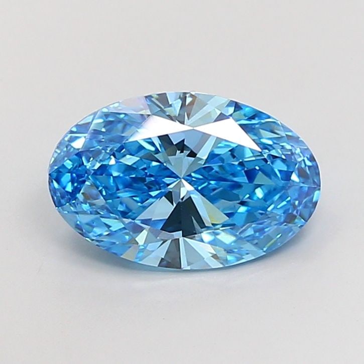 Loose Diamond - OVAL 4.02ct Fancy Vivid Blue VS1: Loose Diamond - OVAL 4.02ct Fancy Vivid Blue VS1 Source: This is a real non-mined Diamond that has been grown in a lab Shape: OVAL Carats: 4.02 Color: Fancy Vivid Blue Certification: IGI Video: