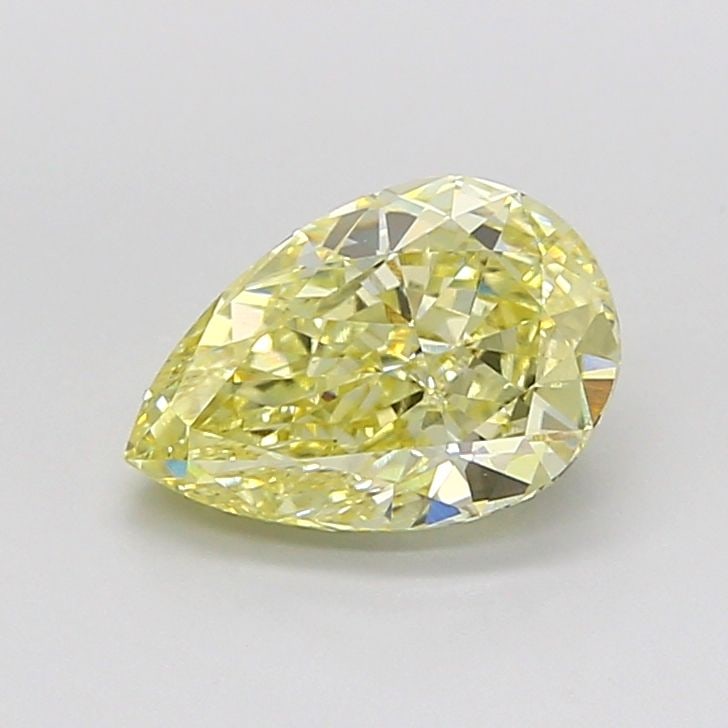 Loose Diamond - PEAR 2.08ct Fancy Yellow VS1: Loose Diamond - PEAR 2.08ct Fancy Yellow VS1 Source: This is a real non-mined Diamond that has been grown in a lab Shape: PEAR Carats: 2.08 Color: Fancy Yellow Certification: IGI Video:
