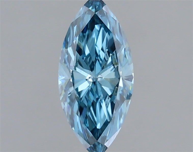 Loose Diamond - MARQUISE 0.27ct Fancy Vivid Blue VS1: Loose Diamond - MARQUISE 0.27ct Fancy Vivid Blue VS1 Source: This is a real non-mined Diamond that has been grown in a lab Shape: MARQUISE Carats: 0.27 Color: Fancy Vivid Blue Certification: IGI Video