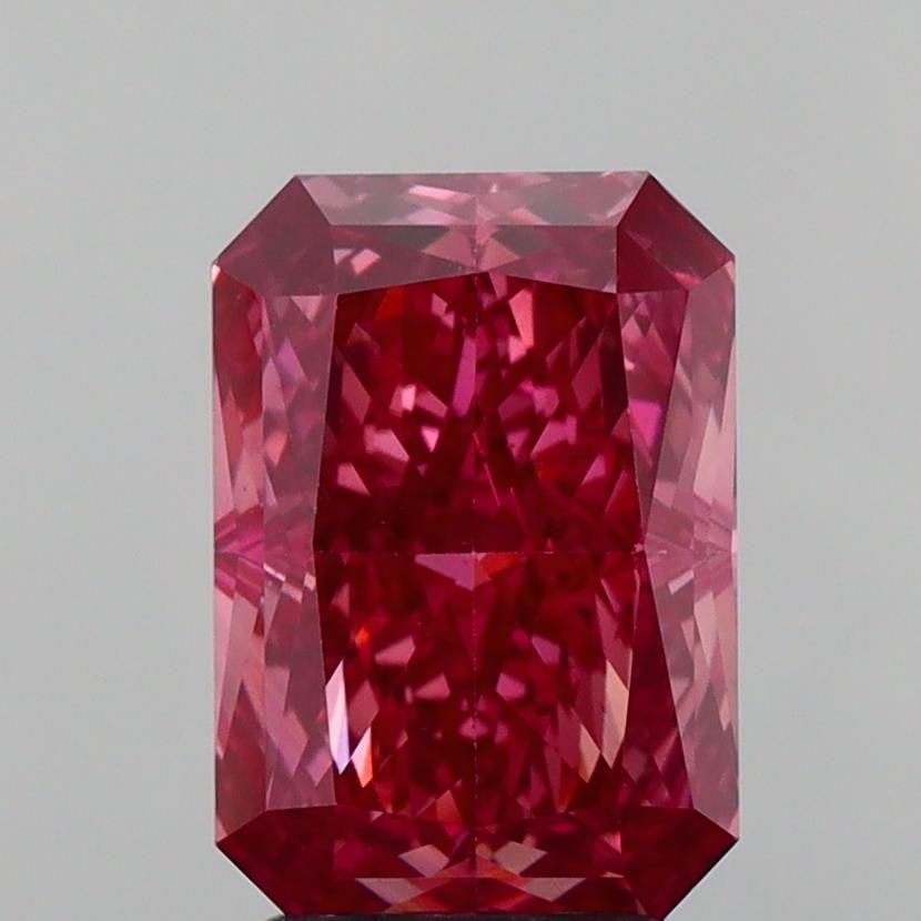 Loose Diamond - RADIANT 3.08ct Fancy Vivid Pink VS1: Loose Diamond - RADIANT 3.08ct Fancy Vivid Pink VS1 Source: This is a real non-mined Diamond that has been grown in a lab Shape: RADIANT Carats: 3.08 Color: Fancy Vivid Pink Certification: IGI Video: