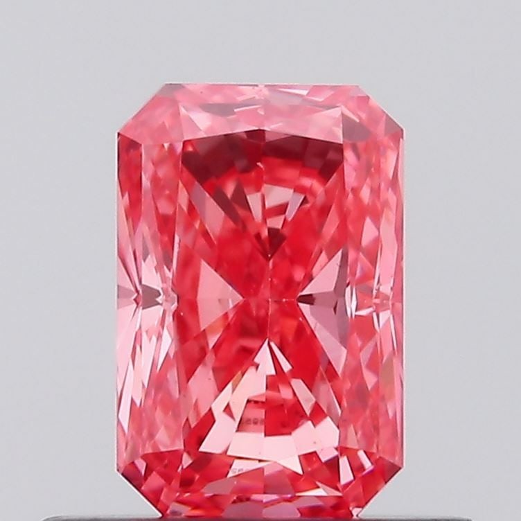 Loose Diamond - RADIANT 0.63ct Fancy Pink VS2: Loose Diamond - RADIANT 0.63ct Fancy Pink VS2 Source: This is a real non-mined Diamond that has been grown in a lab Shape: RADIANT Carats: 0.63 Color: Fancy Pink Certification: IGI Video: